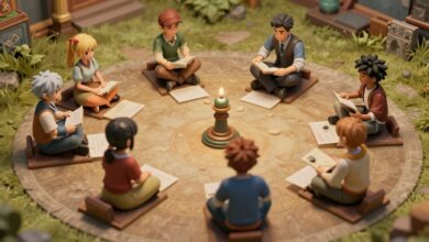 Capa ilustrando personagens de diferentes jogos baseados em turnos em cenário estratégico